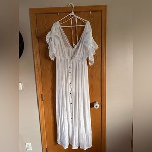 Brand new, never worn. Tallulah White button down dress. Size medium.
